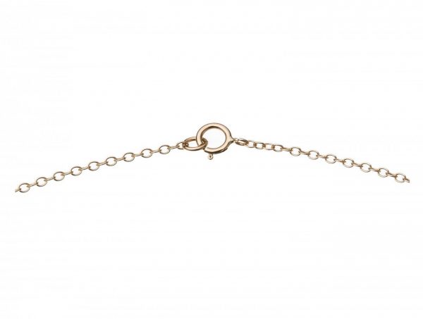 Gemshine - Damen - Halskette - 925 Silber Vergoldet - Rosenquarz - Mondstein - Rosa - Weiss - 45 cm – Bild 5