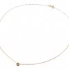 Gemshine - Damen - Halskette - Anhänger - 0,03 Karat Diamant - 925er Sterling Silber vergoldet - 42 cm – Bild 3