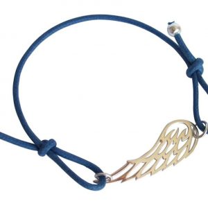 Gemshine - Damen - Armband - KNOTS WINGS - 925 Silber - Blau - Größenverstellbar