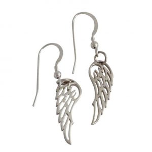 Gemshine - Damen - Ohrringe - WINGS - 925 Silber - 3 cm
