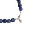 Gemshine - Damen - Armband - Lapis Lazuli - Blau - 925 Silber - 6 mm – Bild 3