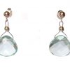 Gemshine - Damen - Ohrringe  - 925 Silber - Quarz - Facettiert - Blau - 2 cm – Bild 3